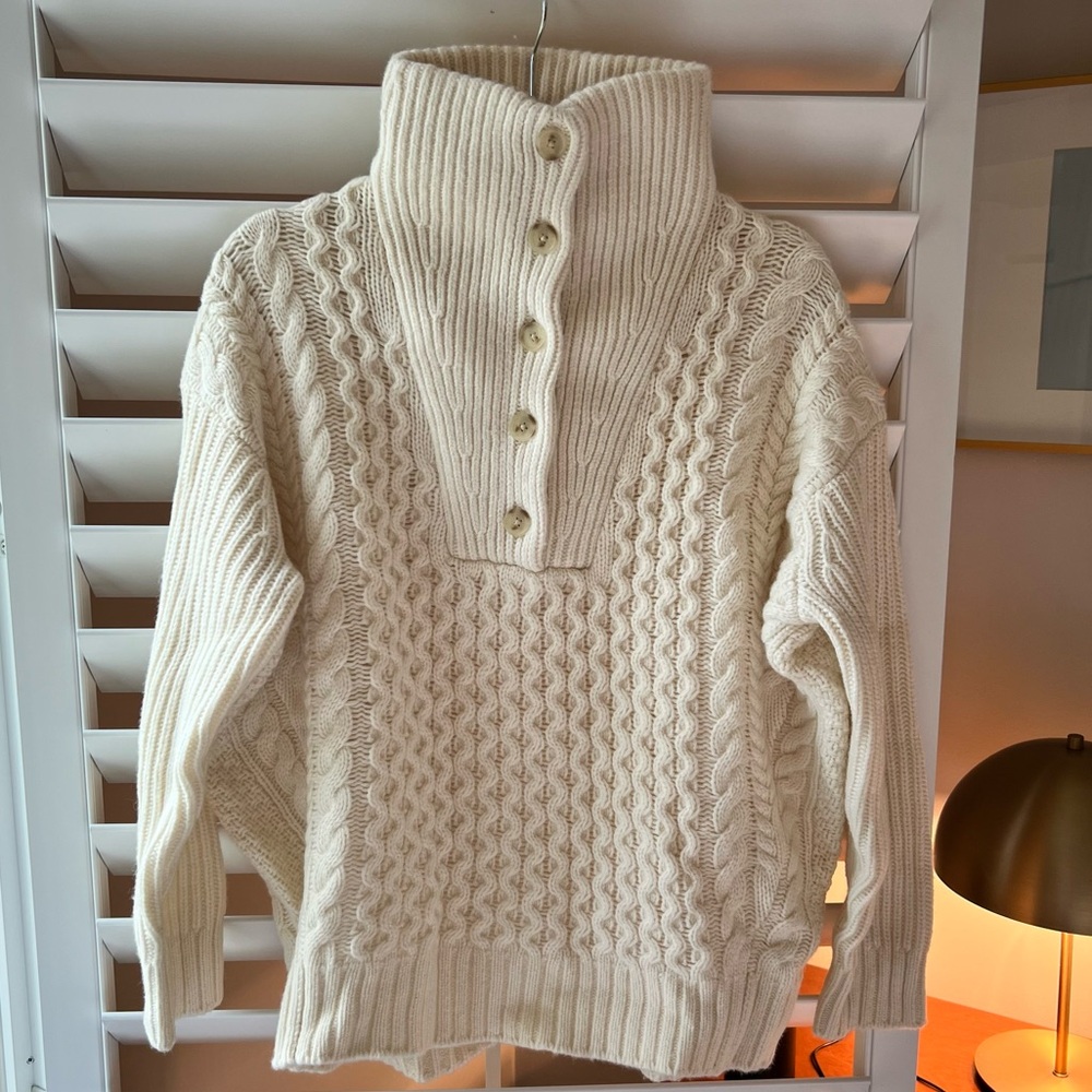 Hatch Jo Cable Knit Sweater